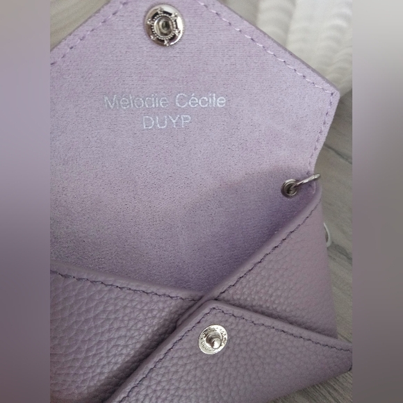 SOLD SOLD DUYP TOGO LEATHER MINI ENVELOPE BAG CHARM/ CARD HOLDER - Picture 5 of 8